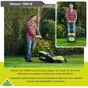 Tondeuse électrique filaire RYOBI Rlm3715a, 1500W, l.37 cm