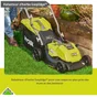 Tondeuse électrique filaire RYOBI Rlm3715a, 1500W, l.37 cm