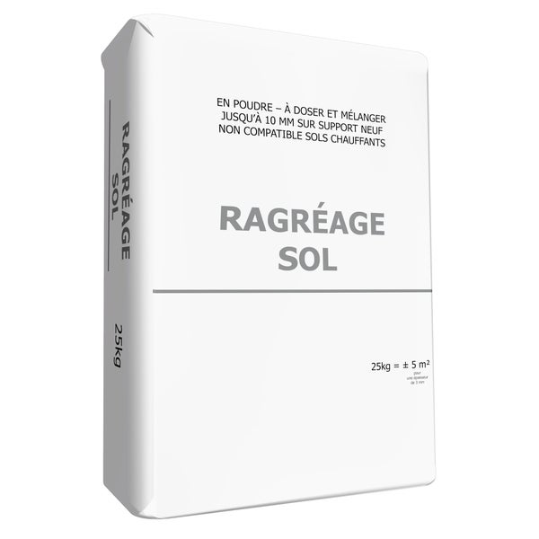 Ragreage sol autolissant, interieur, 25 kg