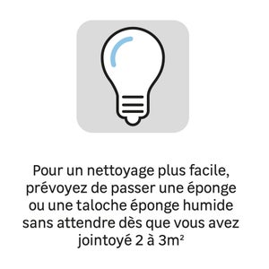 Mortier de jointoiement carrelage / mosaïque AXTON gris moyen 20kg