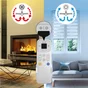 Ventilateur de plafond avec éclairage Gandia INSPIRE, gris, 15 W