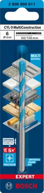 Fôret Multi-materiaux CYL-9 EXPERT 6x60x100 BOSCH