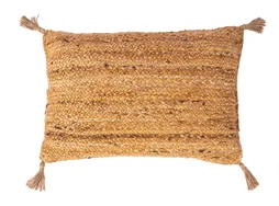 Coussin Jute, naturel l.40 x L.60 cm
