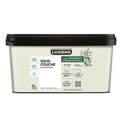 Sous-couche universelle (tous supports) Biosourcee LUXENS, 5 L, blanc
