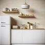 Carrelage mural Lithos effet pierre beige mat 20x50cm 1,6m