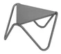 Table de jardin basse triangulaire, LAFUMA MOBILIER, 4 personnes, gris titane