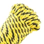 Corde polypropylène torsadée jaune et noir diamètre 6 mm x l.25 m 1er prix