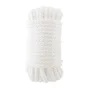 Corde polypropylène tressée creuse blanche diamètre 12mm x l15m, STANDERS