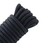 Cordepolyseter/polypropylène torsadée noire diamètre 8mm x l10m, STANDERS