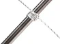 Corde polypropylène torsadée blanche diamètre 6mm x 15m, STANDERS