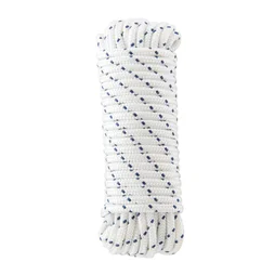 Corde polypropylène torsadée blanche diamètre 8mm x 15m, STANDERS