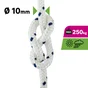 Corde polypropylène torsadée blanche diamètre 10mm x 15m, STANDERS