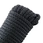 Corde polypropylène tressée creuse noire diamètre 10mm x l15m, STANDERS