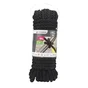 Corde polypropylène tressée creuse noire diamètre 10mm x l15m, STANDERS