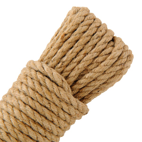 Corde jute torsadé STANDERS Diam.8 mm x L.10 m