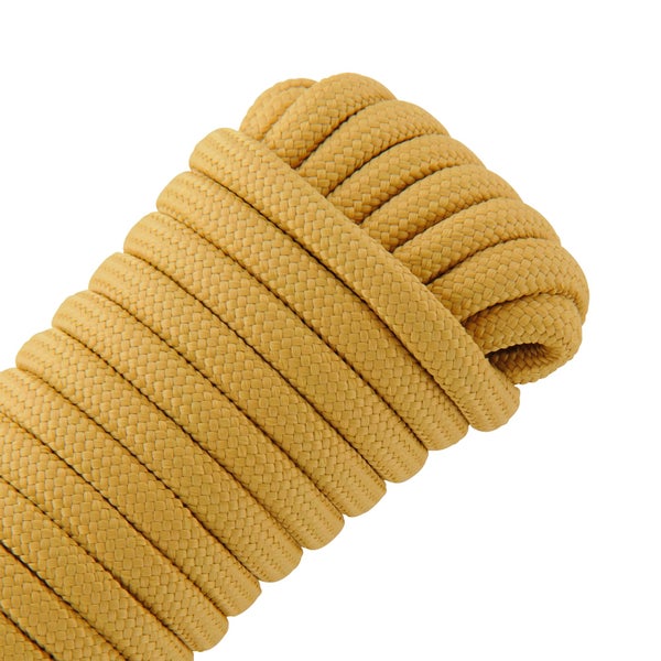 Corde polyseter/polypropylène torsadée moutarde diamètre 8mm x l10m, STANDERS