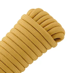 Corde polyseter/polypropylène torsadée moutarde diamètre 8mm x l10m, STANDERS