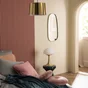 Lampe de chevet, glamour, metal laiton tactile, INSPIRE Kinoko XL, H.46cm