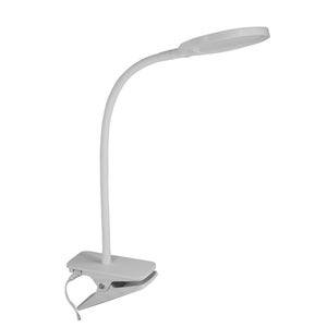 Lampe de bureau Starla, blanc, H.35 cm INSPIRE LED