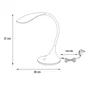LAMPE BUREAU PICO LED TOUCH DIMM NOIR
