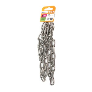 Chaine inox a4 maille courte diamètre 4mm longueur 1m 100kg, STANDERS