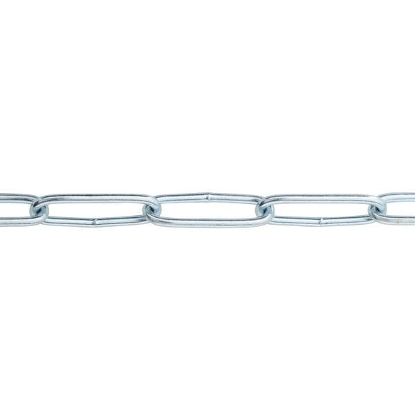 Chaine acier zingué maille longue diamètre 2mm longueur 2.5m 25kg, STANDERS