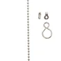 Chainette acier zingué boule diamètre 3.2mm longueur 0.6m + accessoires, STANDERS