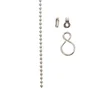 Chainette acier zingué boule diamètre 3.2mm longueur 0.6m + accessoires, STANDERS