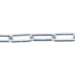 Chaine acier zingué maille longue diamètre 4mm longueur 2.5m 100kg, STANDERS