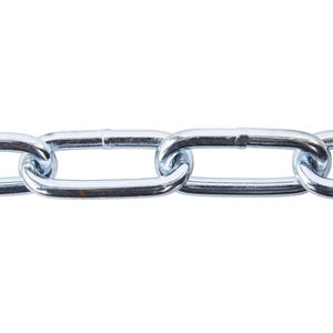 Chaine acier zingué maille longue diamètre 8mm longueur 1m 400kg, STANDERS