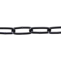 Chaine acier noir maille longue diamètre 4mm longueur 2.5m 100kg, STANDERS