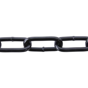 Chaine acier noir maille longue diamètre 6mm longueur 1.5m 200kg, STANDERS