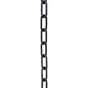 Chaine acier noir maille longue diamètre 6mm longueur 1.5m 200kg, STANDERS