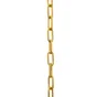 Chaine acier laitonné soudée diamètre 2mm longueur 2.5m 24kg, STANDERS