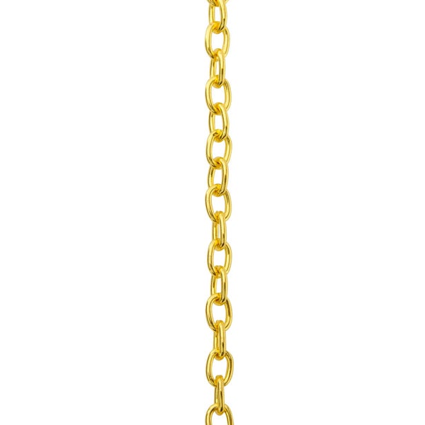 Chaine acier laitonné non soudé diamètre 2mm longueur 2.5m 2kg, STANDERS