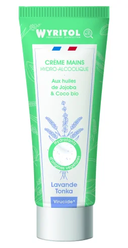 Desinfectant creme hydroalcoolique lavande WYRITOL 75ml