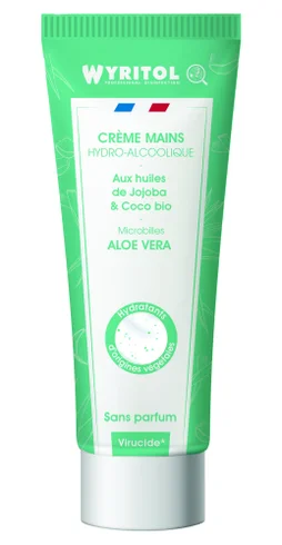 Désinfectant crème hydroalcoolique, WYRITOL 75 ml