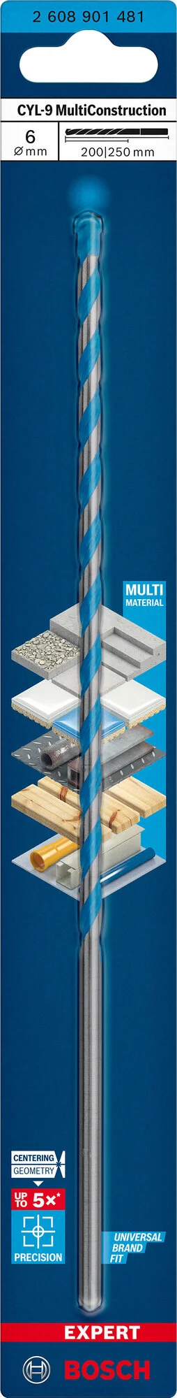 Fôret Multi-materiaux CYL-9 EXPERT 6x200x250