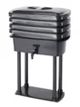 Lombricomposteur Compost'home avec robinet 4 bacs de 8 litres, noir