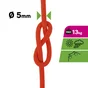 Sandow seul rouge diamètre 5mm longueur 10m 13kg, STANDERS