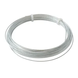 Câble acier brut diamètre 1mm longueur 10m, STANDERS