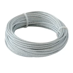 Câble acier brut diamètre 2mm longueur 10m, STANDERS