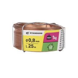Fil cuivre diamètre 0.8mm longueur 25m 1kg, STANDERS