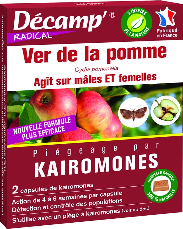 Kairomone contre le ver de la pomme attractif