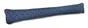 Bas de porte graphique a coller textile (bourrelet),  L.95 cm bleu