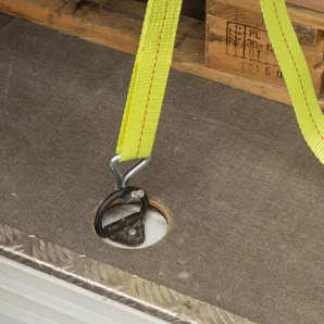 Sangle à cliquet + Crochet largeur 38mm x longueur 5m jaune 1000kg, STANDERS