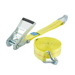 Sangle à cliquet + Crochet largeur 50mm x longueur 6m jaune 2000 kg, STANDERS