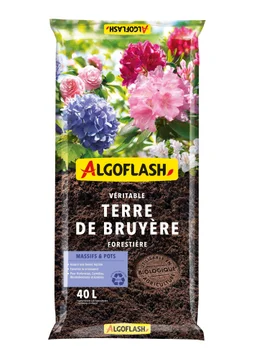Terre de bruyère forestière, ALGOFLASH, 40 litres