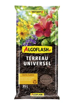 Terreau universel ALGOFLASH, 35 litres