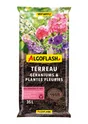 Terreau géraniums et plantes fleuries, ALGOFLASH, 35 litres